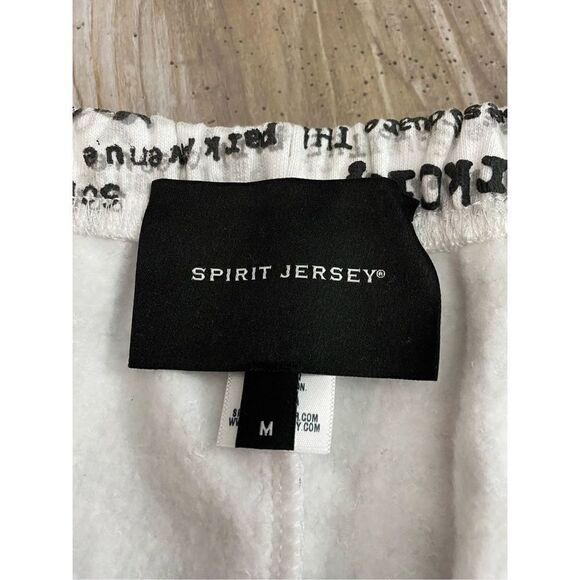 Spirit Jersey New York Puff Print Sweat Shorts Size Medium - Picture 4 of 5